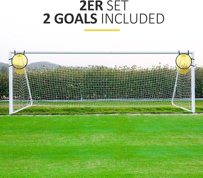PodiuMax Top Bins Soccer Target Goal, Easy to Attach and Detach to The Goal, Set of 2, for Shooting Accuracy Training