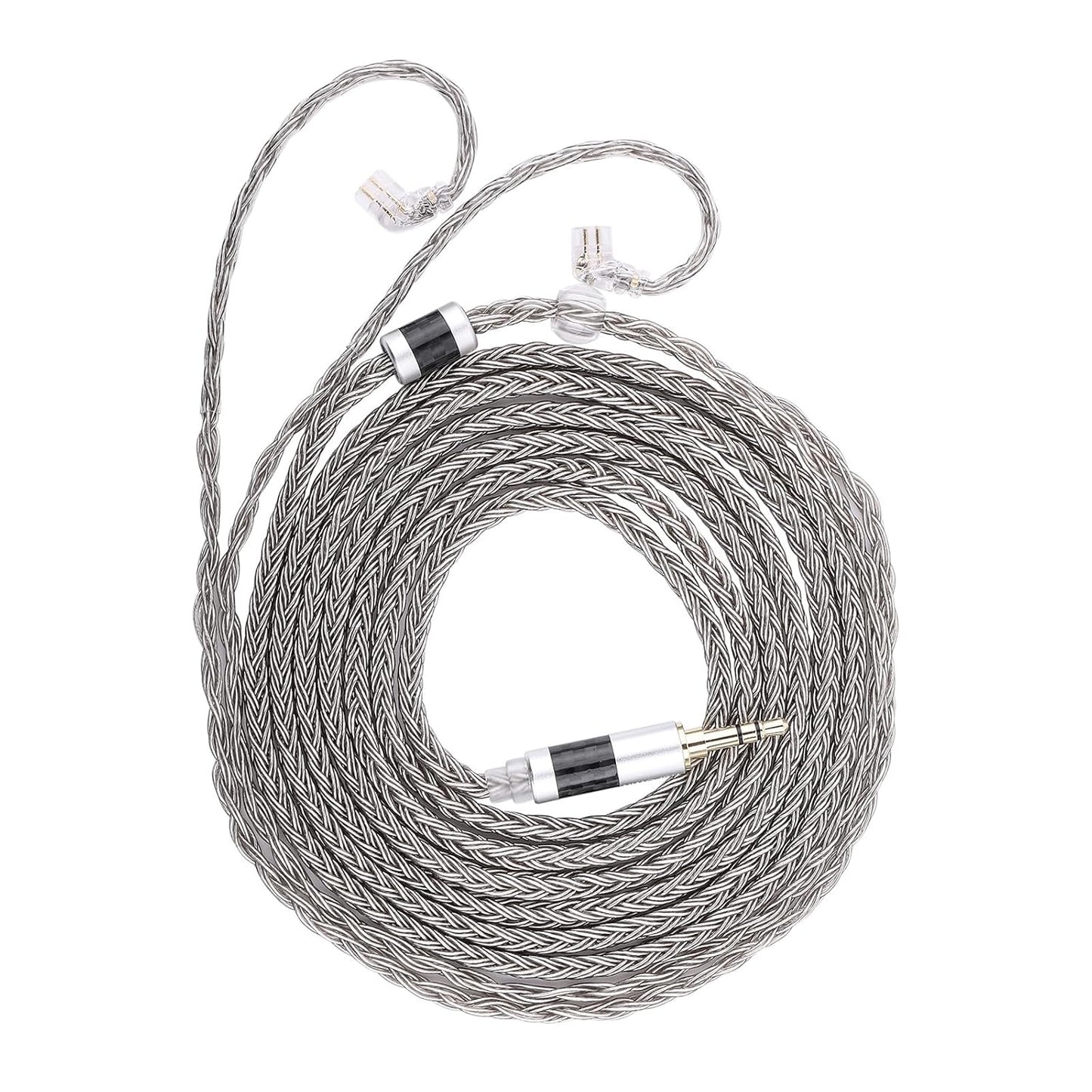 2m 16 2Pin) Linsoul Tripowin Zonie IEM Cable, Long Earbud Cord, Core Silver Plated Earphone Cable, in Ear Monitor Wire
