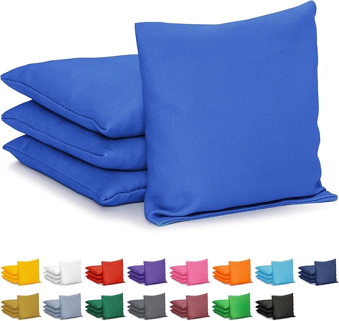 GoSports Classic Cornhole Bean Bags Set of 4-16 Colors Available - Regulation All Weather, Mix and Match