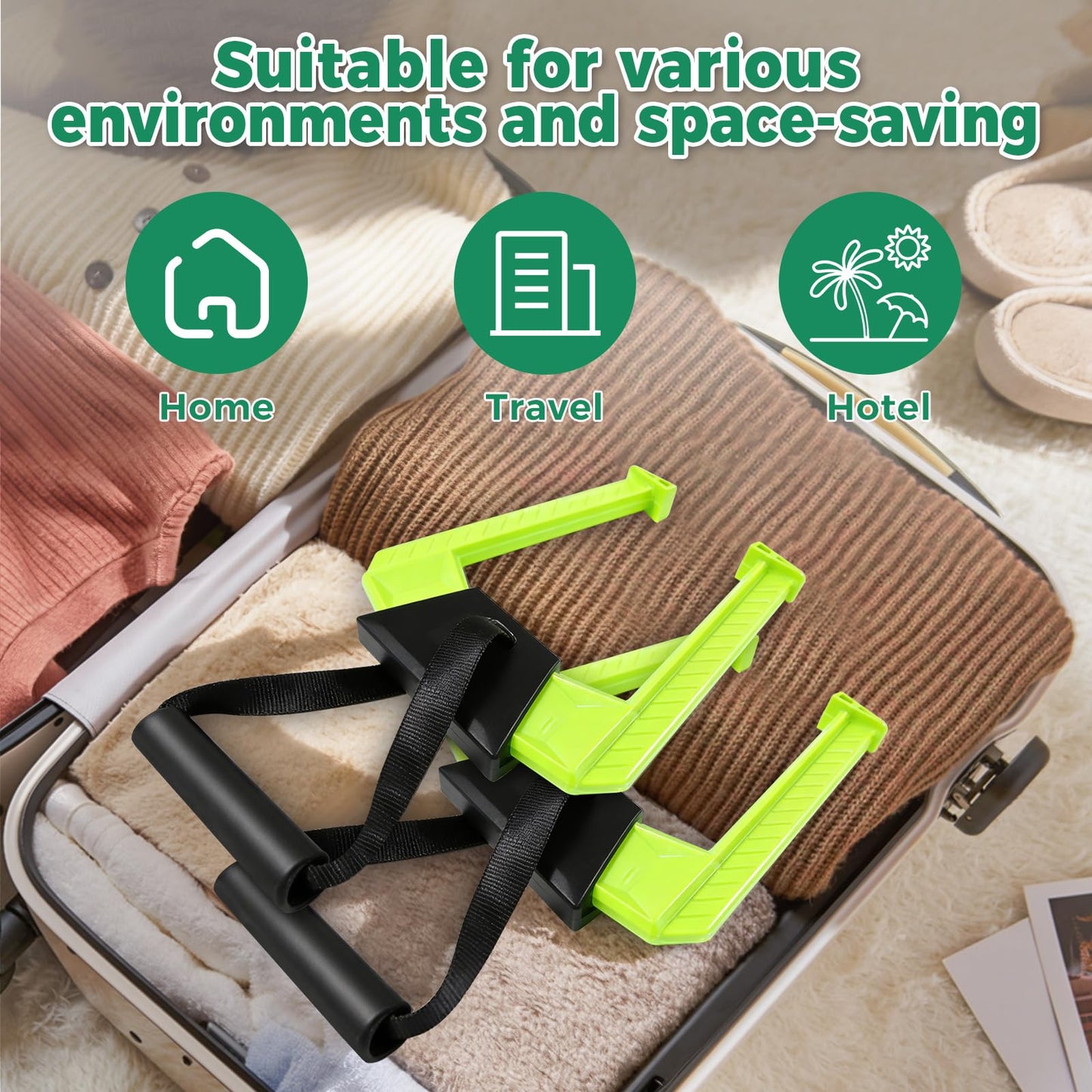 Portable Pull Up Bar for Doorway, 285LBS Heavy Duty Adjustable Chin Up Bar, No Drill Home Gym Equipment for Home Workout, Strength Training