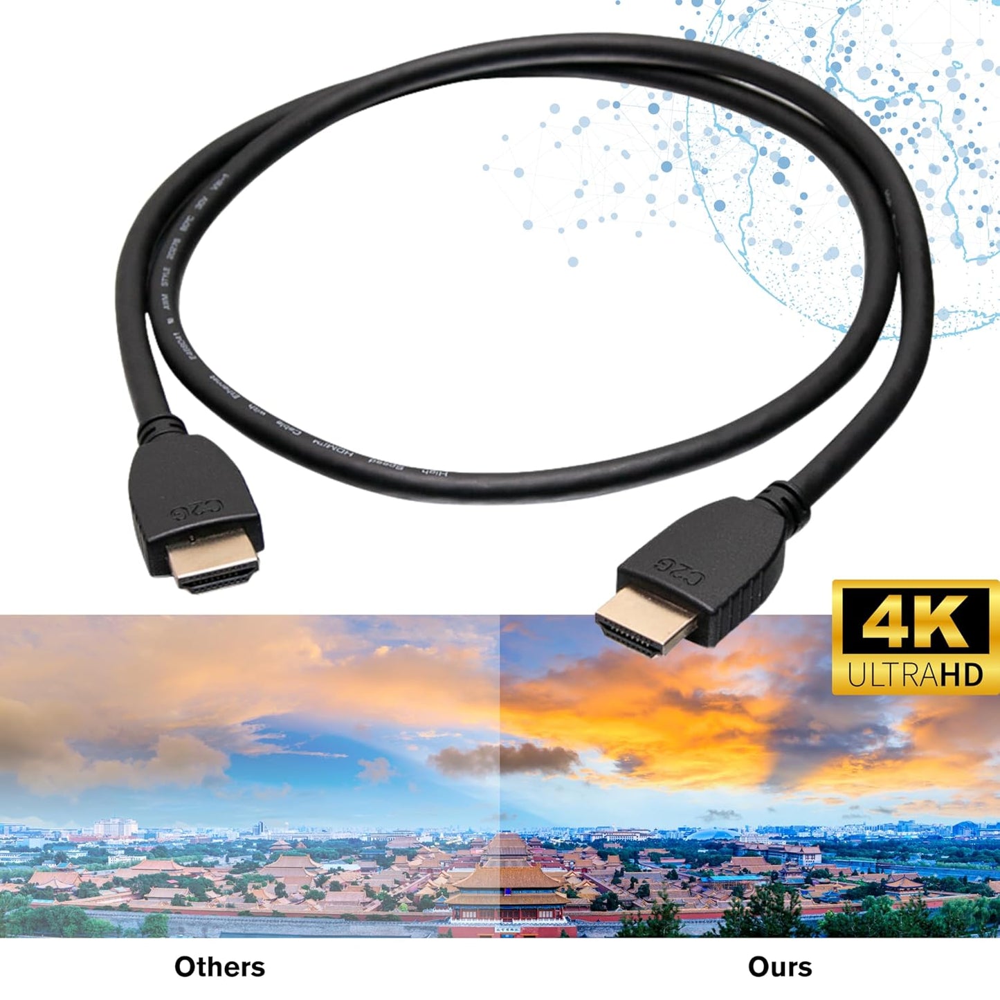 4ft (1.2m) C2G 4K 60Hz Core Series High Speed HDMITM Cable with Ethernet