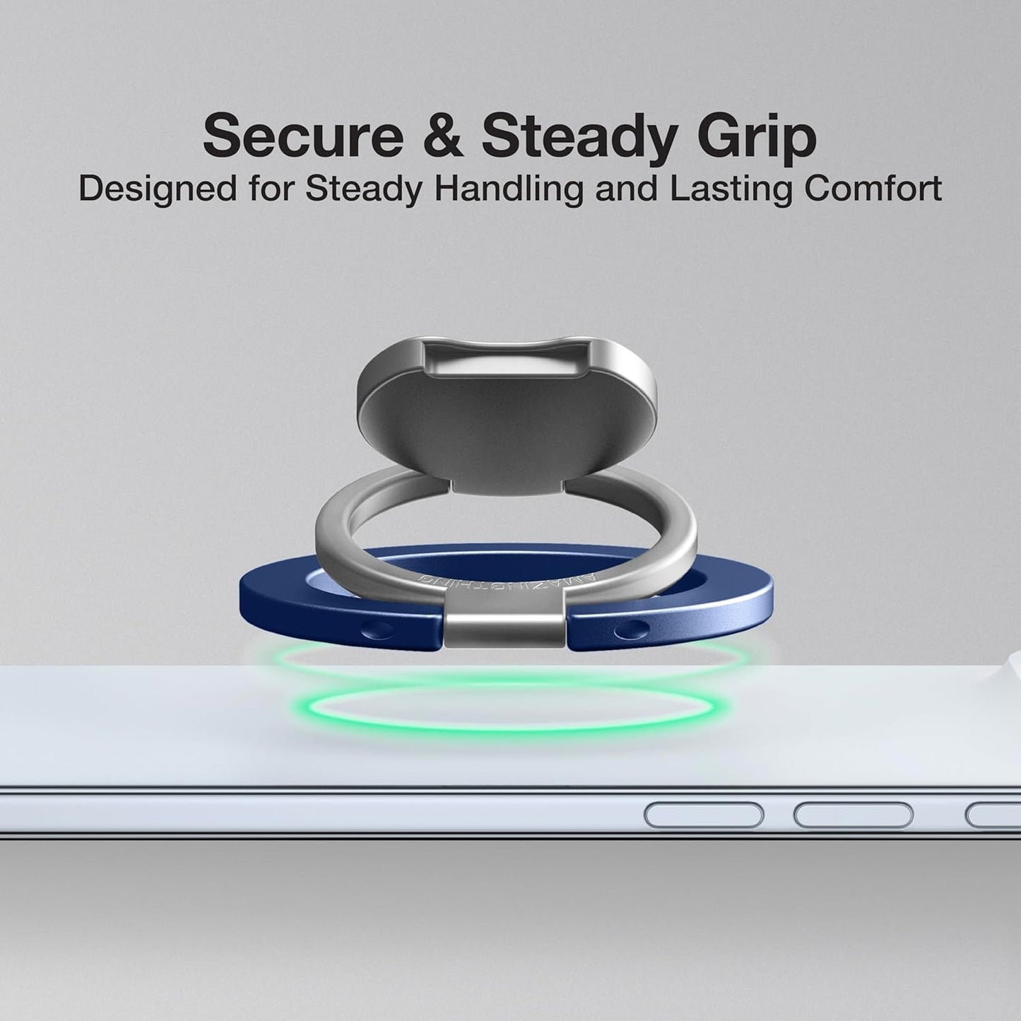 AMAZINGthing 17/16/15/14/13/12 [Titan PRO MagFlex Grip Removable Phone Grip & Kickstand, Dual-Magnetic Mount