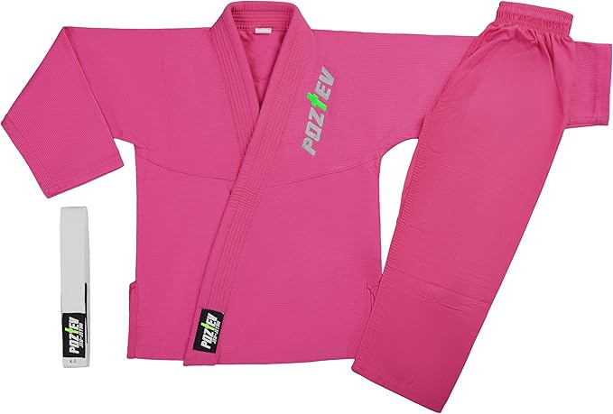 Kids Brazilian Jiu Jitsu Gi For Kids BJJ Gi Youth Grappling Kimonos Preshrunk Lightweight Martial Arts Uniform