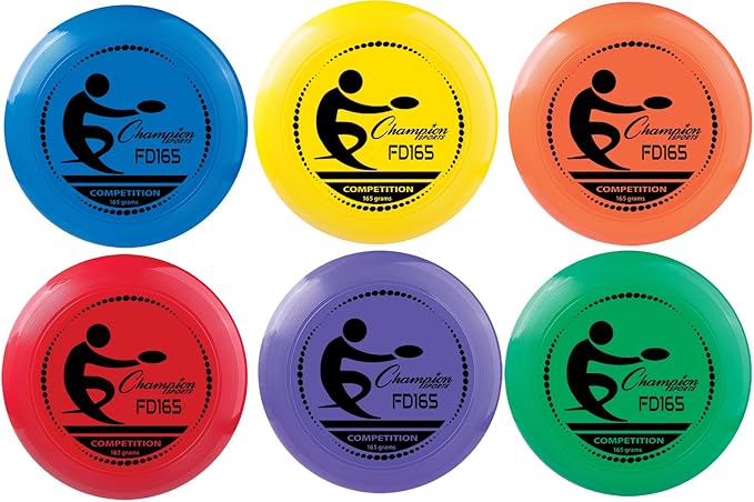 Champion Sports Competition Plastic Discs, Assorted Color