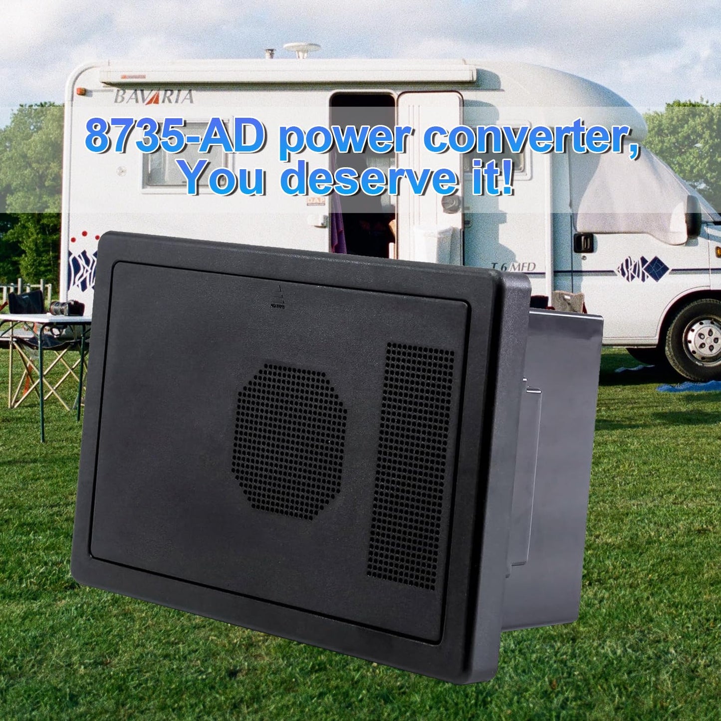 WF-8735-AD Power Converter/Charger, Black wf-8735-P 30 Amp Power Center,30/35 Amp DC Output, WF-8700 Series 30 amp rv Converter Battery Chargers for rv,Camper,caravans,Travel Trailer