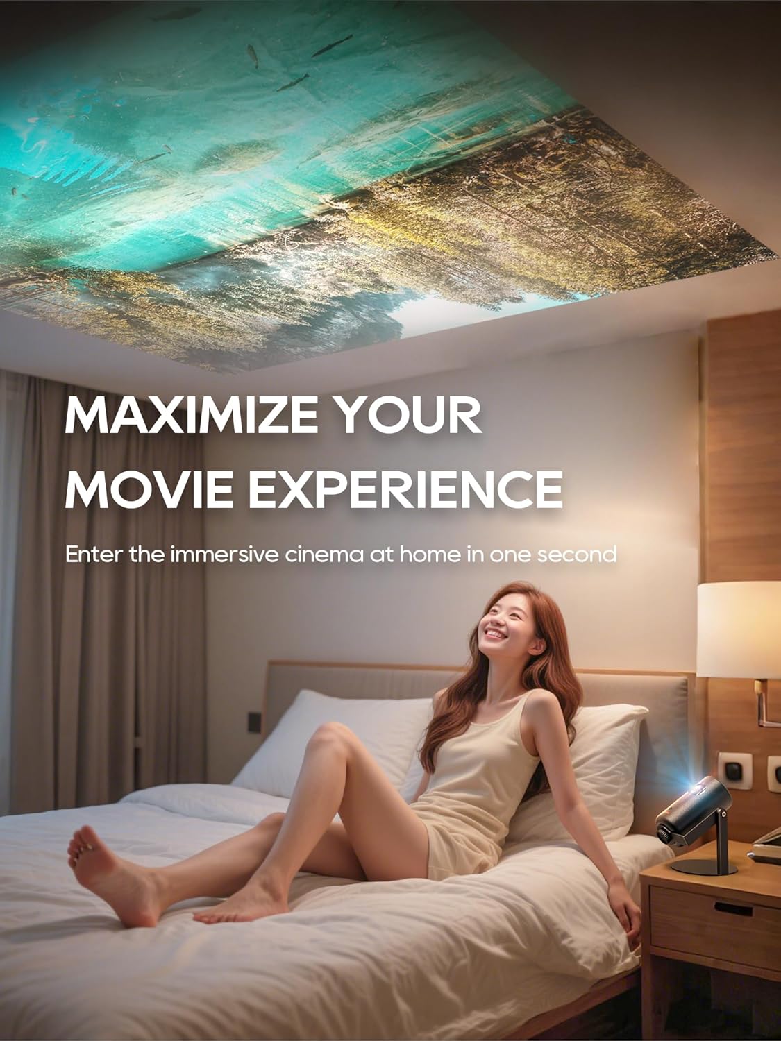 3/Air/Pro, 360 1/4-Inch Projector Stand for Nebula Capsule Series & XGIMI Halo+(New) Works with Capsule Mini Projectors