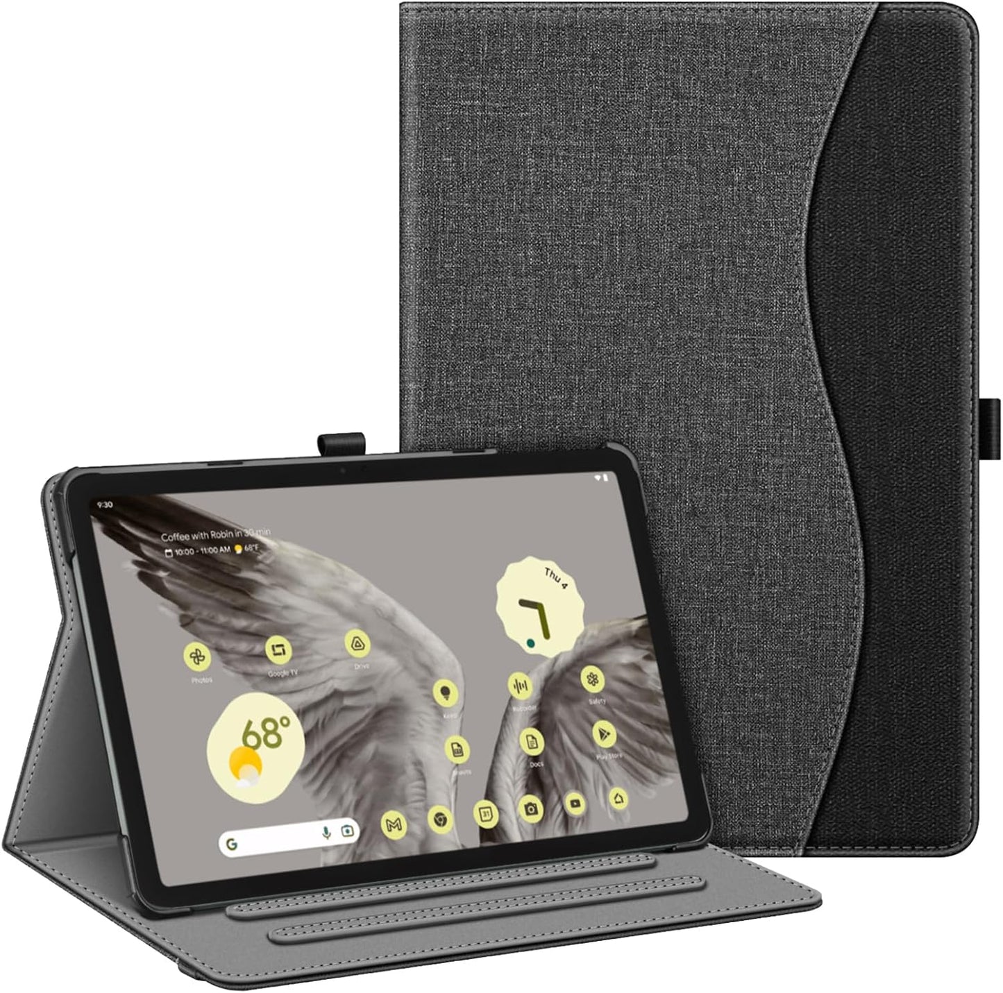 FINTIE 11 Inch 2023 Case for Google Pixel Tablet Release, Multi-Angle Viewing Protective Stand Cover with Pocket