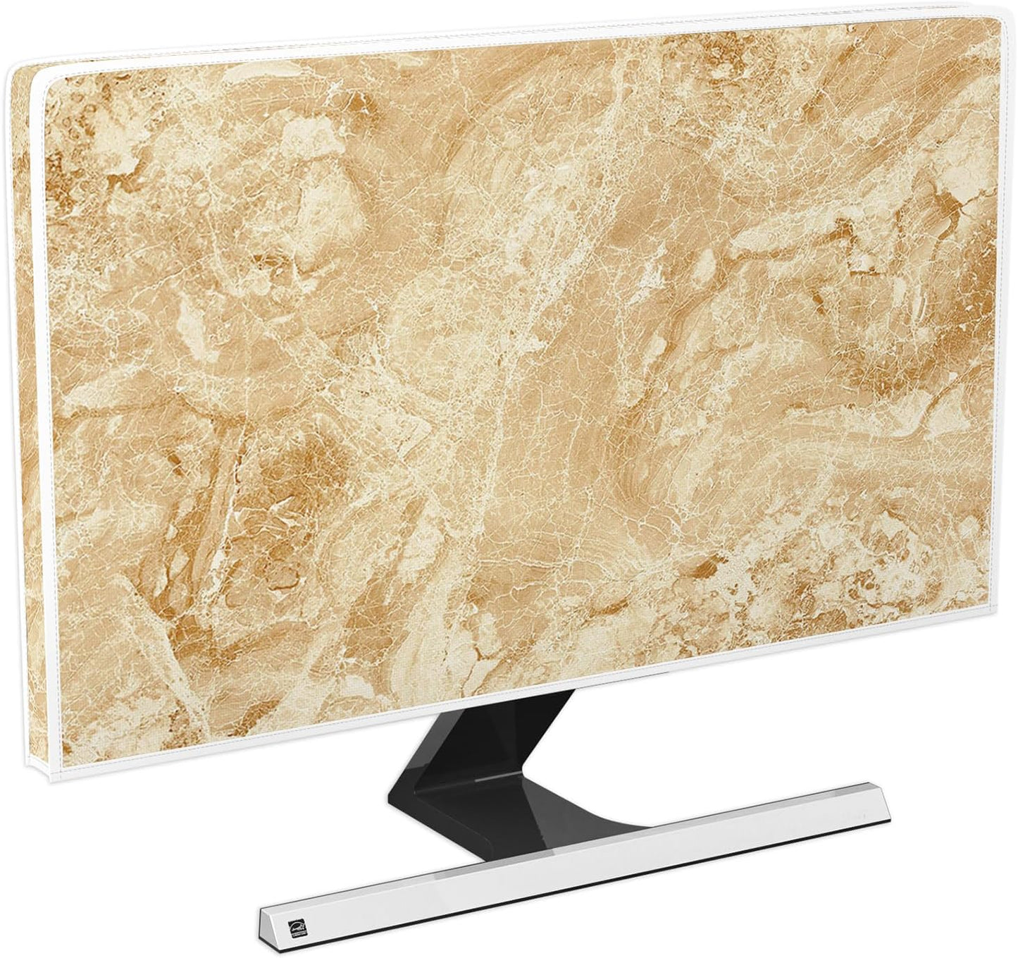22, 23, 24, 25 Inch 24,22-25 Baocicco Amber Marble Waterproof Computer Monitor Cover Abstract Texture Full Body Cover