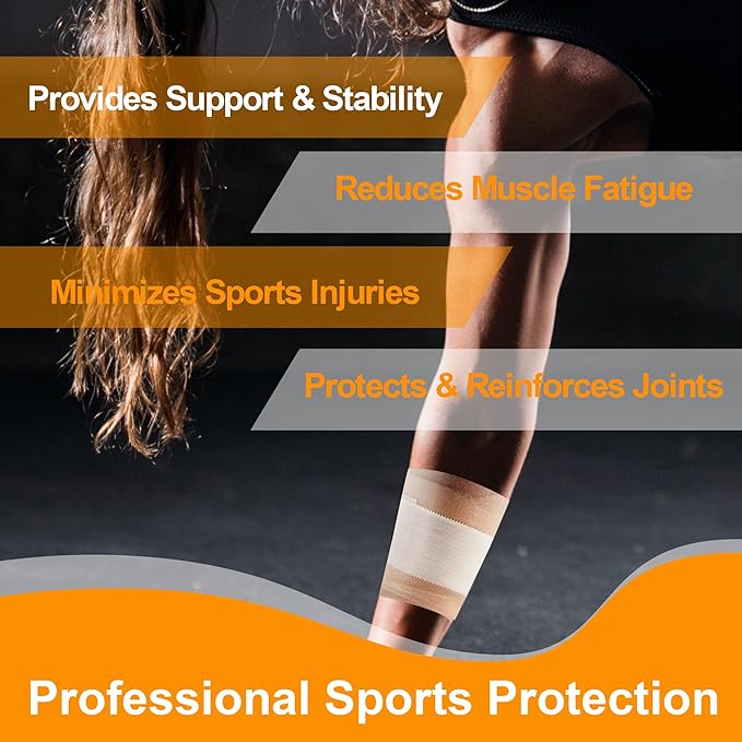 Athletic Tape 1.5in x 33ft (12 Pack Bulk) - No Residue Easy Tear White Sports Tape for Ankle & Wrist Support | Strong Zinc Oxide Tape for Athletes, Gymnastics, Training, First Aid Use