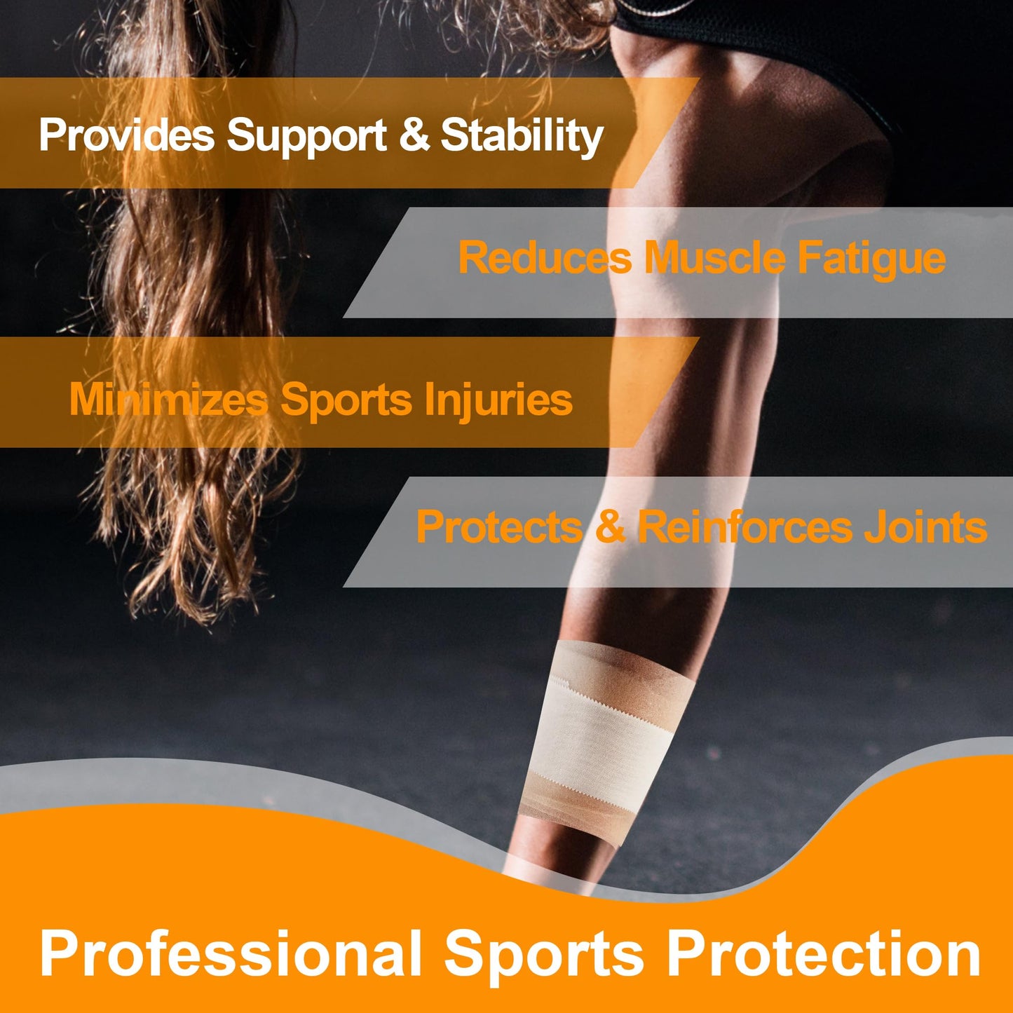 PHYTOP Athletic Tape 1.5in x 33ft (12 Pack Bulk) - No Residue Easy Tear White Sports Tape for Ankle & Wrist Support | Strong Zinc Oxide Tape for Athletes, Gymnastics, Training, First Aid Use