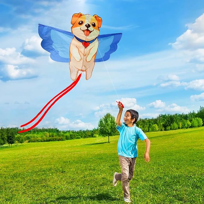 HENGDA KITE Animals Kite for Kids Beginners and Adults Cute Design High Definition Printing Easy to Carry