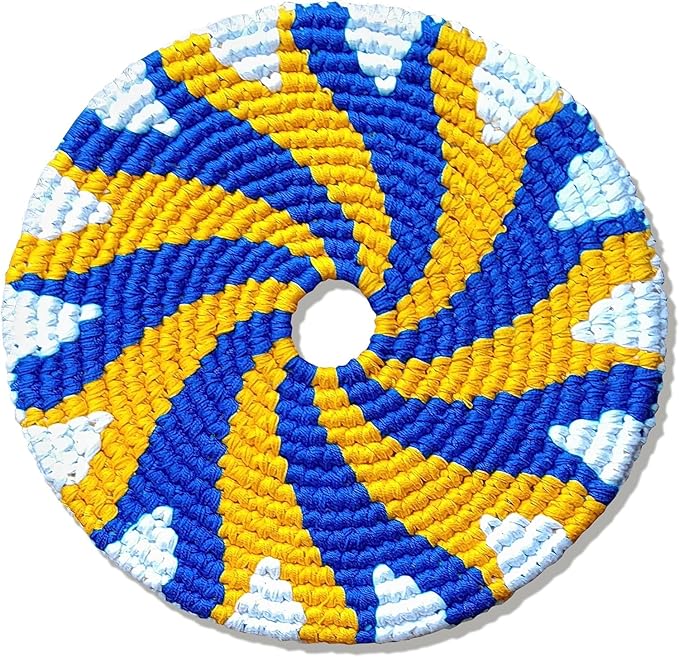 Buena Onda El Grande Flying Disc - 8'' Flexible Sport Disc for Indoor and Outdoor Play - Amazing Handmade Quality from Guatamala - Pocket Discs are Played in Over 20 Family Fun Games