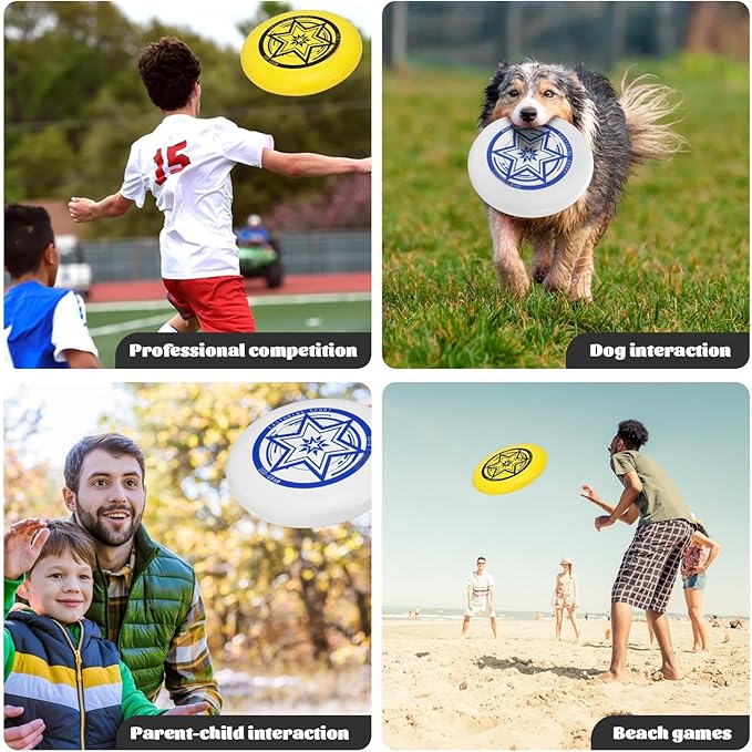 Eastgoing Beach Outdoor Flying Disc – 210 Gram, 11 Inch Heavyweight Flying Disc, Designed for Extreme Wind Resistance – Loads of Colors Available