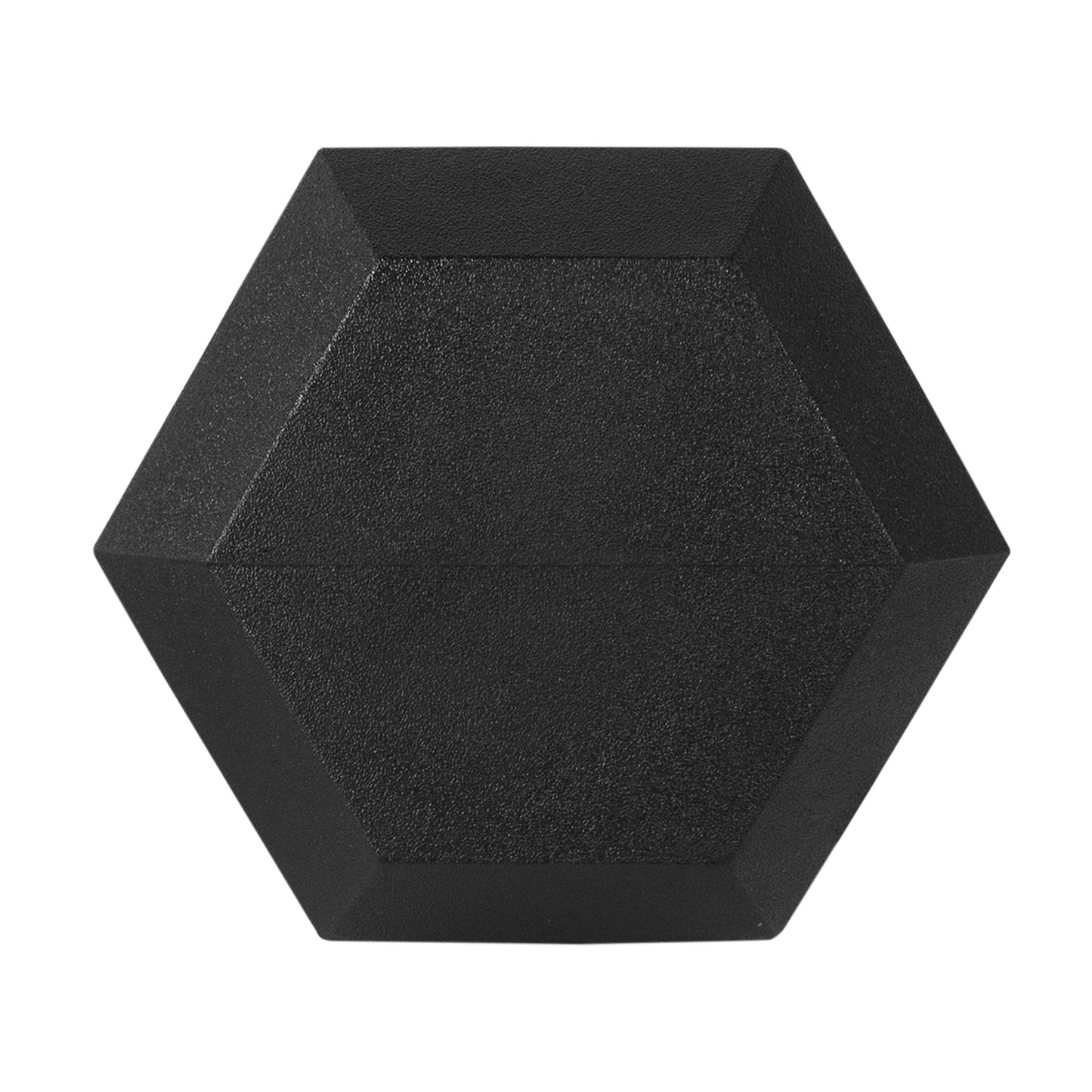 Fitvids Rubber Encased Hex Dumbbell – 35LB – 35LB Pair – Black