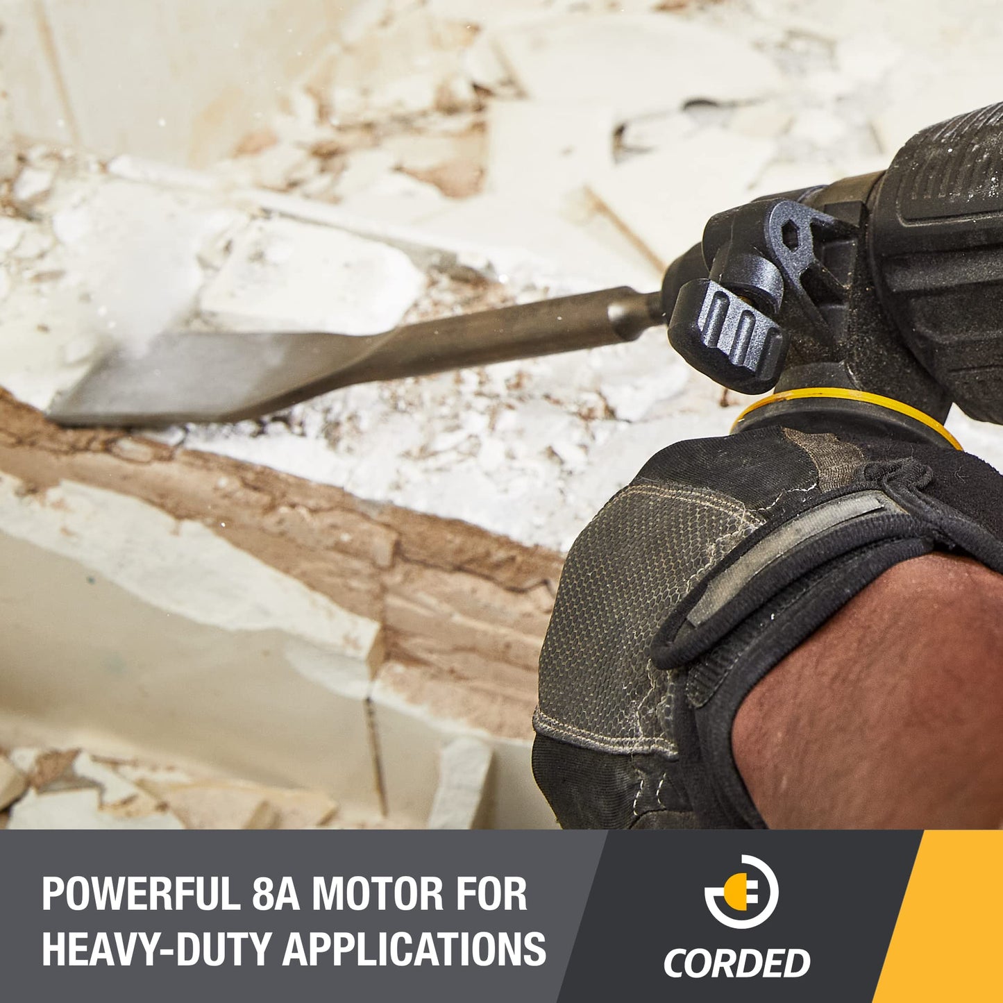 Caterpillar Cat® Corded 1" SDS-Plus Rotary Hammer Drill 8-AMP- DX26U