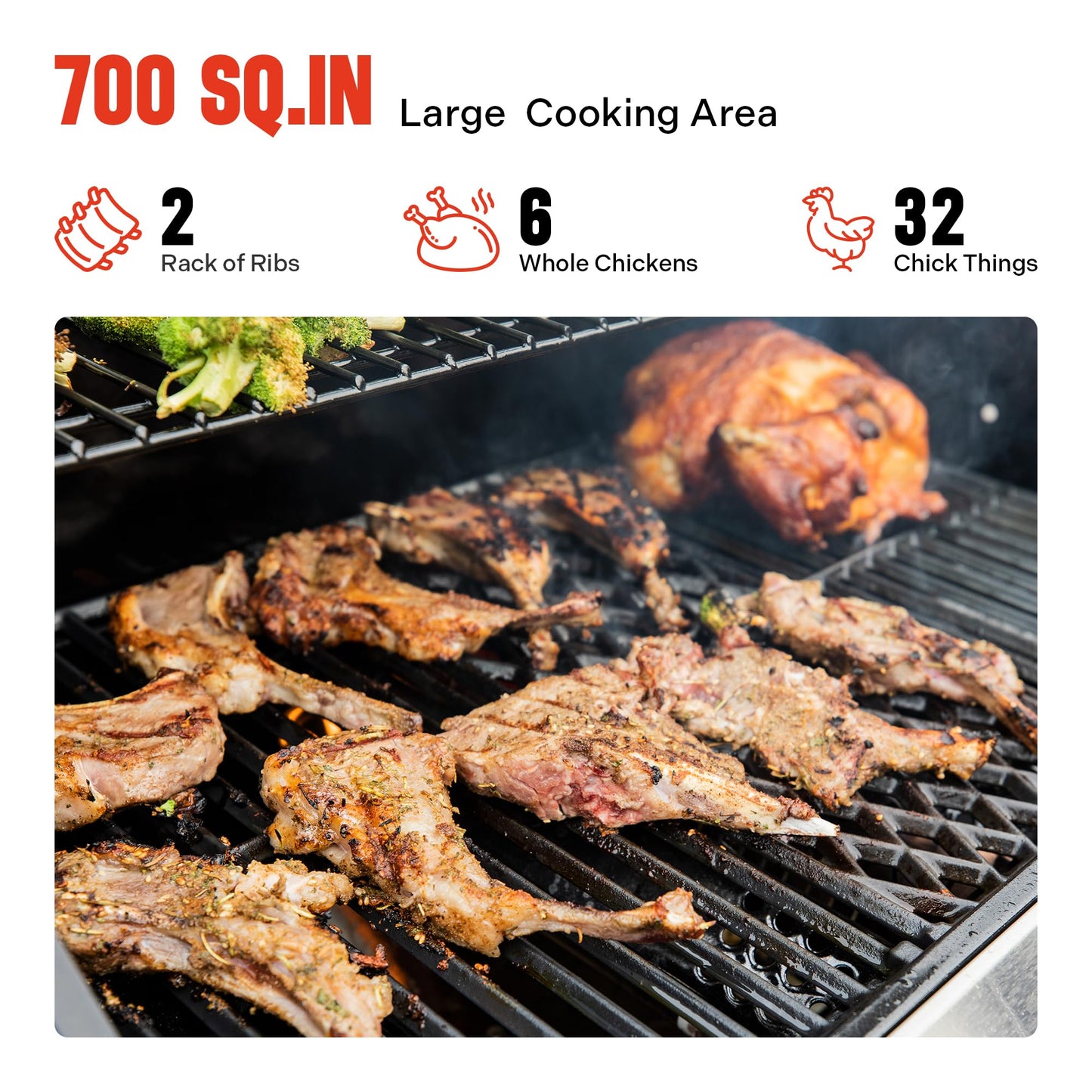 Monument Grills Larger Convertible 4 Burner Natural Gas Grill Stainless Steel Cabinet Style Propane Grills, LED Controls,Side Burner(Without Conversion Kit)