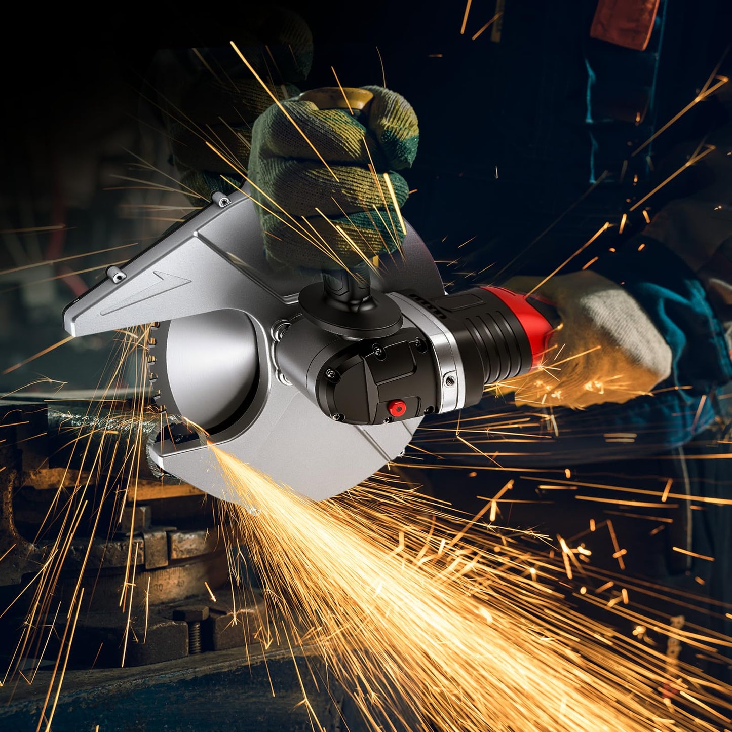 NEWTRY Cordless Rebar Cutter Cutting up to 5.31”(4-135mm), 36V Electric Rebar Cutter, Cordless Cutting Edge Saw Cutting Speed 4-5S Portable Rebar Cutter with Suitcase
