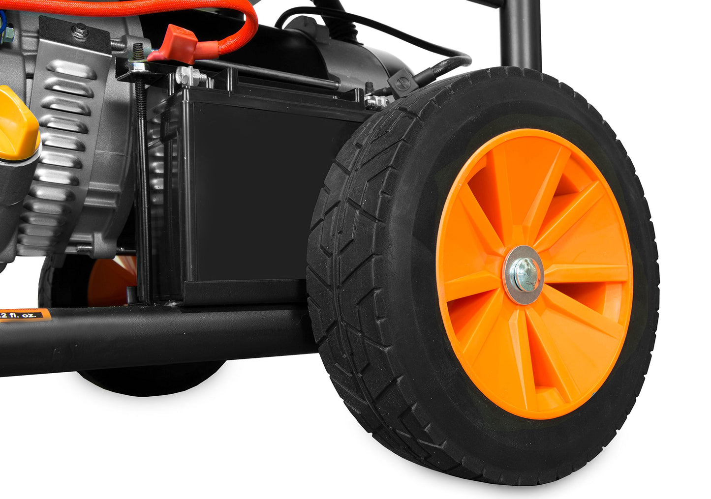 WEN 4,750-Watt 120V/240V Dual Fuel Portable Generator with Wheel Kit and Electric Start (DF475T)