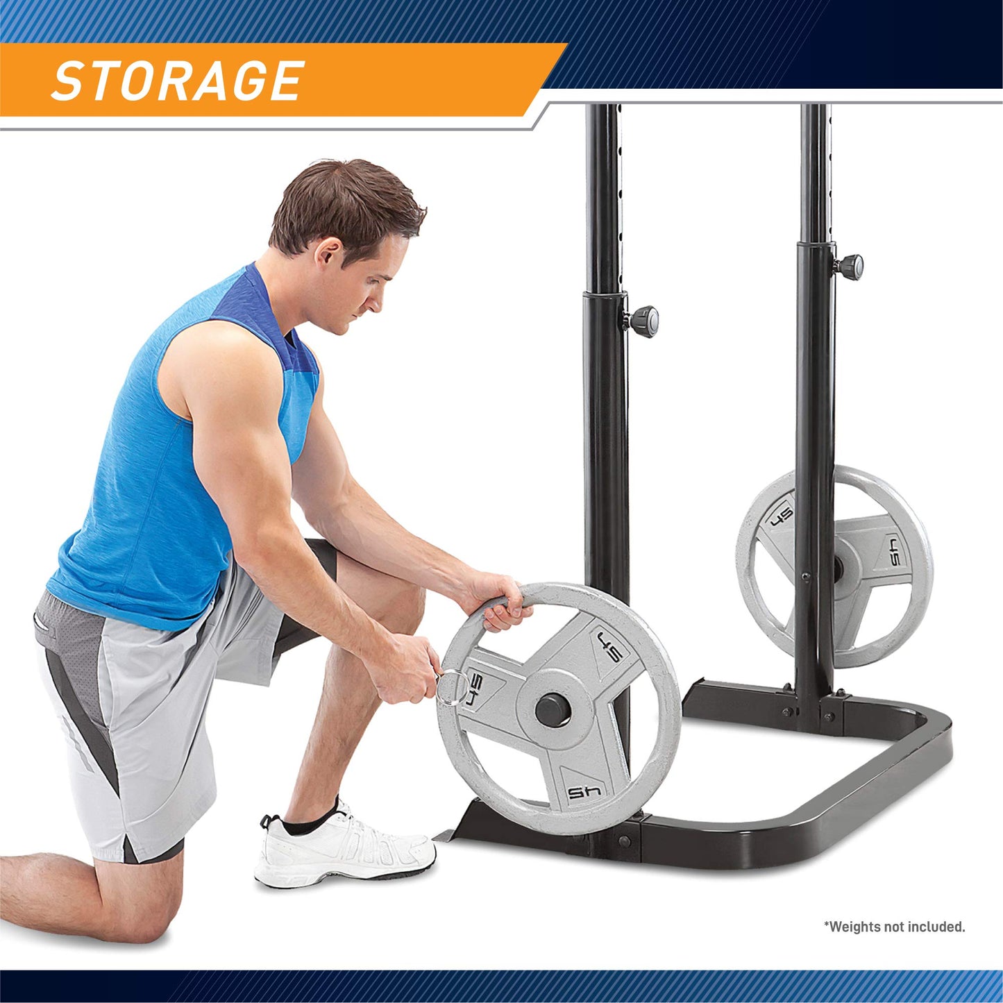 Marcy Adjustable Olympic Weight Bench with Leg Developer and Squat Rack MD-879