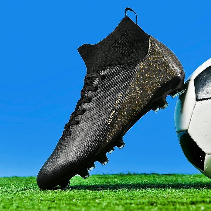 Mens Soccer Shoes Womens Indoor Outdoor Football Cleats Unisex Baseball Turf Shoe Youth Rugby Adult AG FG TF Football Boots Wide Training Sneaker
