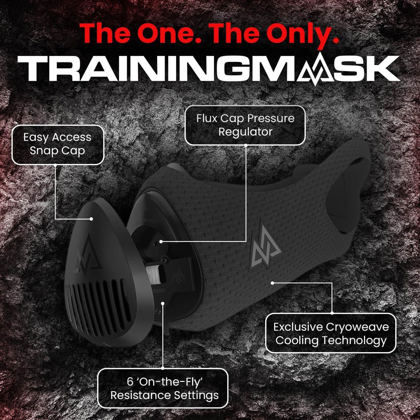 TRAININGMASK 3.0 - Elevation Training Mask 3.0 - Stamina, Performance, Altitude Running Mask, Clinically Proven & Patented (Medium)