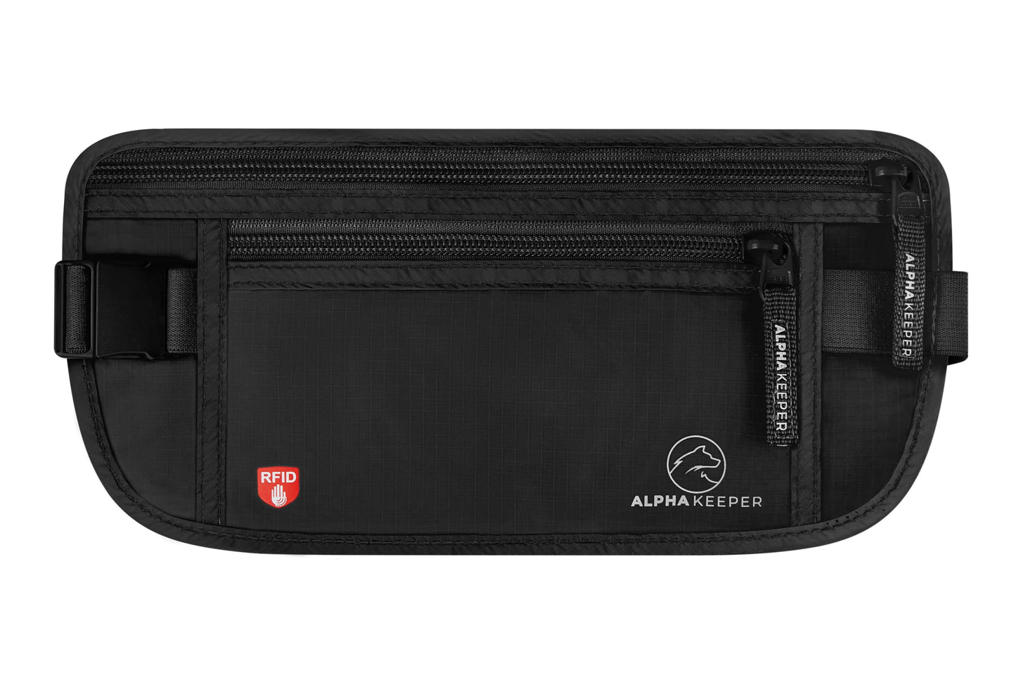 Alpha Keeper Money Belt for Travel Hidden RFID Blocking Passport Holder