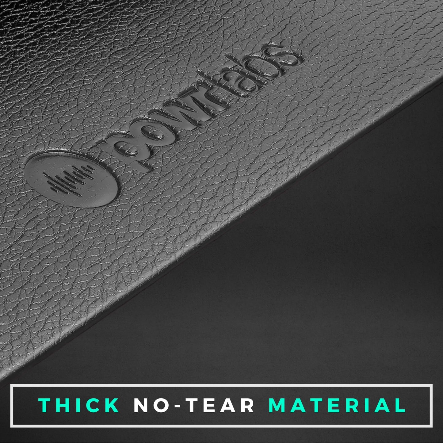 Powr Labs Rowing Machine Mat, Treadmill Mat for Carpet & Hardwood Floors - Rower Mat for Hydrow, Concept 2, Peloton Rower, Exercise Equipment, Gym Equipment