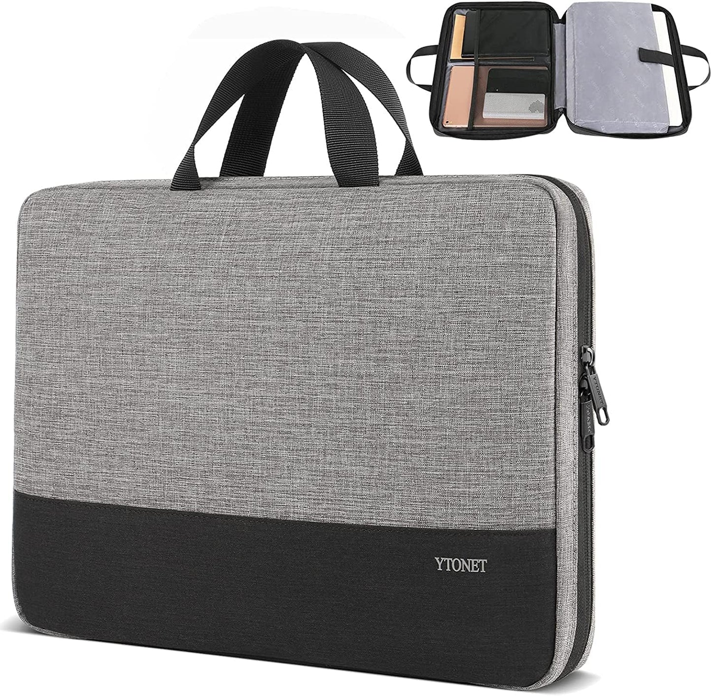 Ytonet 17 17.3 Inch, 1617 Inch Laptop Sleeve Case Slim Water Resistant TSA Laptop Bag with Handle Protective Computer