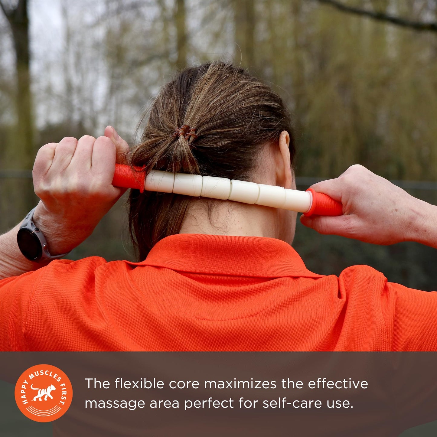 Tiger Tail The Stick - Bendy 15” Flexible Muscle Roller Stick for Myofascial Release & Trigger Points - Bendable Deep Tissue Massager for Legs, Back, Shoulders - Relieve Soreness & Improve Recovery