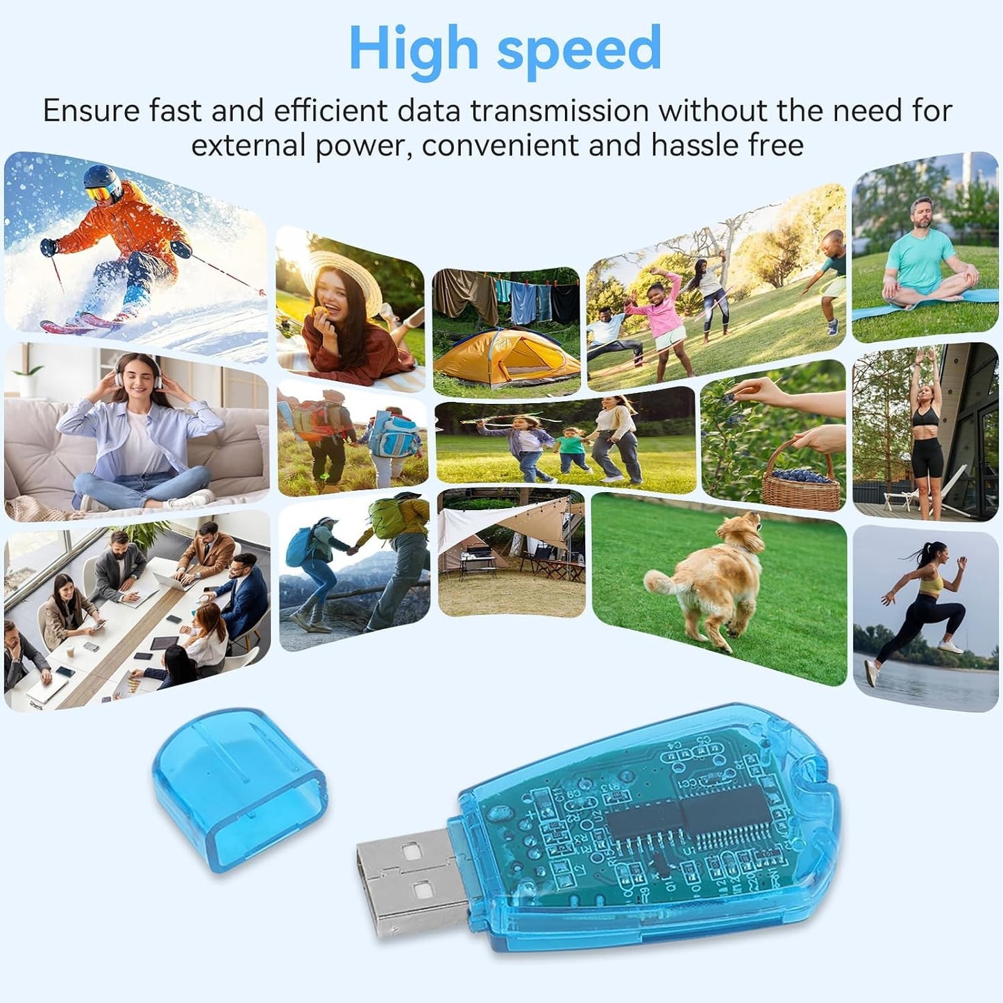 Beufee 2Pcs SIM Card Adapter, Clone Cards Card Reader Writer Copy Clone Writer SIM Card Reader with CD