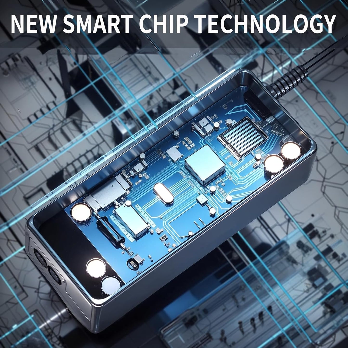 eeTao 12V 10X DC12V 2A Adapter for Drdefi Magnifying Glass with Light and Stand Large Rectangle Optical Glass Lens