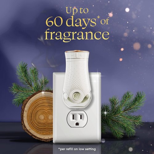 Glade PlugIns Refills Air Freshener - Embers & Sandalwood Scented Oils | 0.67 Fl Oz, 5 Count