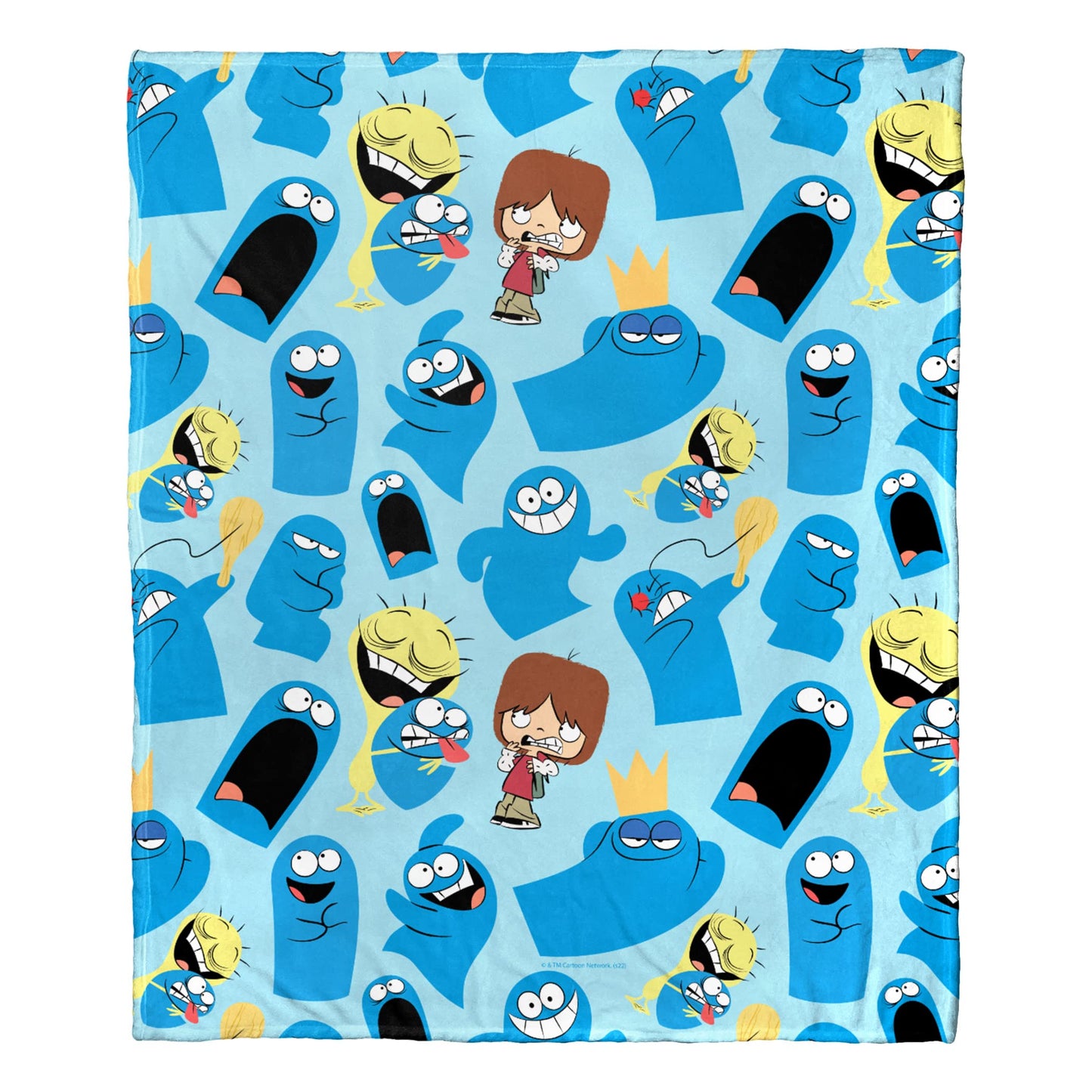 Northwest Cartoon Network - Foster's Home for Imaginary Friends Silk Touch Throw Blanket, 50" x 60", Best of Bloo