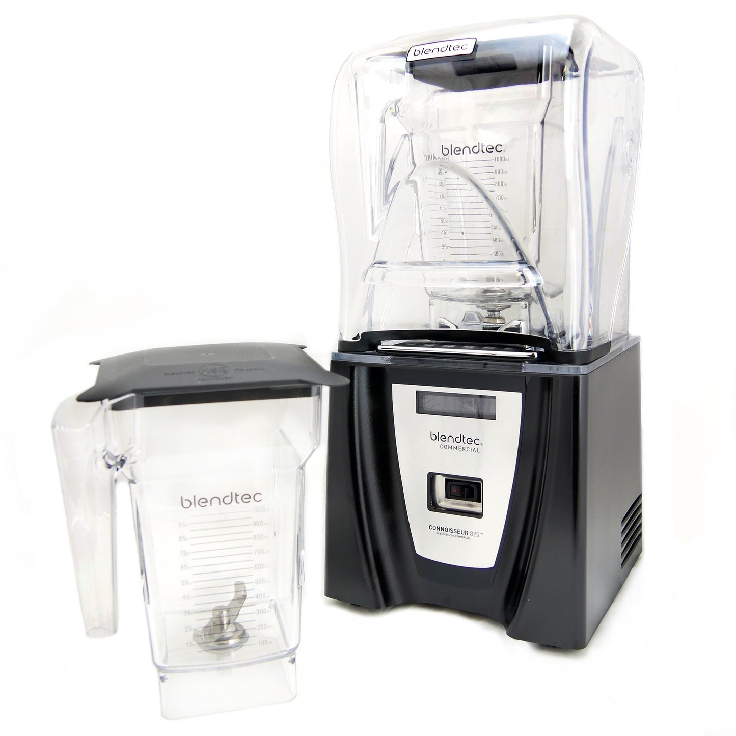 Blendtec Commercial Connoisseur 825 Blender + 2 FourSide Jars