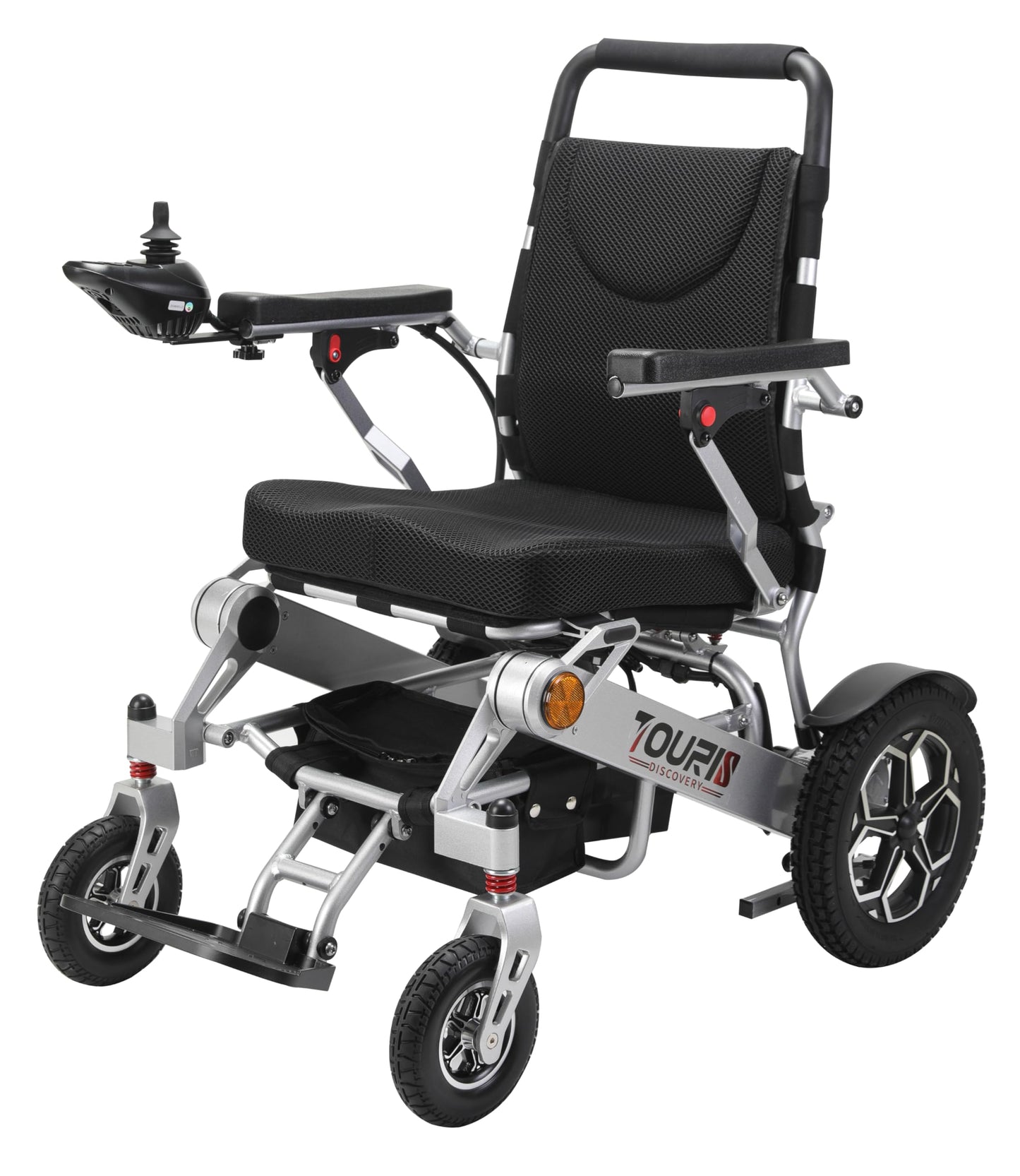 Electric Wheelchair for Adults & Elderly | 18-Mile Range, 600W High-Power Motor | All-Terrain Foldable Lightweight Wheelchair - Compact & Easy to Transport