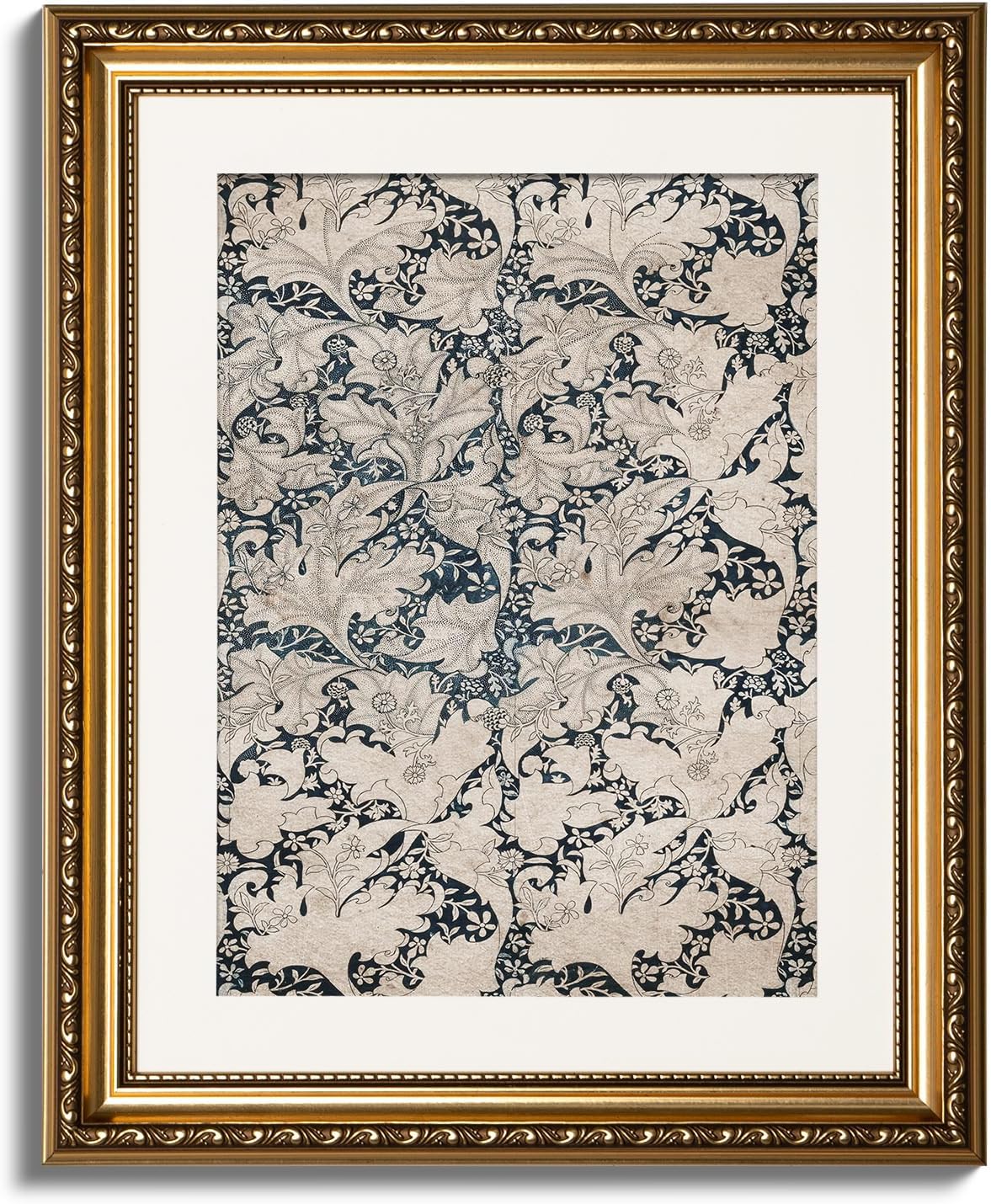 VIYYIEA Gold Framed Canvas Print - Floral Scenic Oil Painting Art for Home Decor | 13x16in