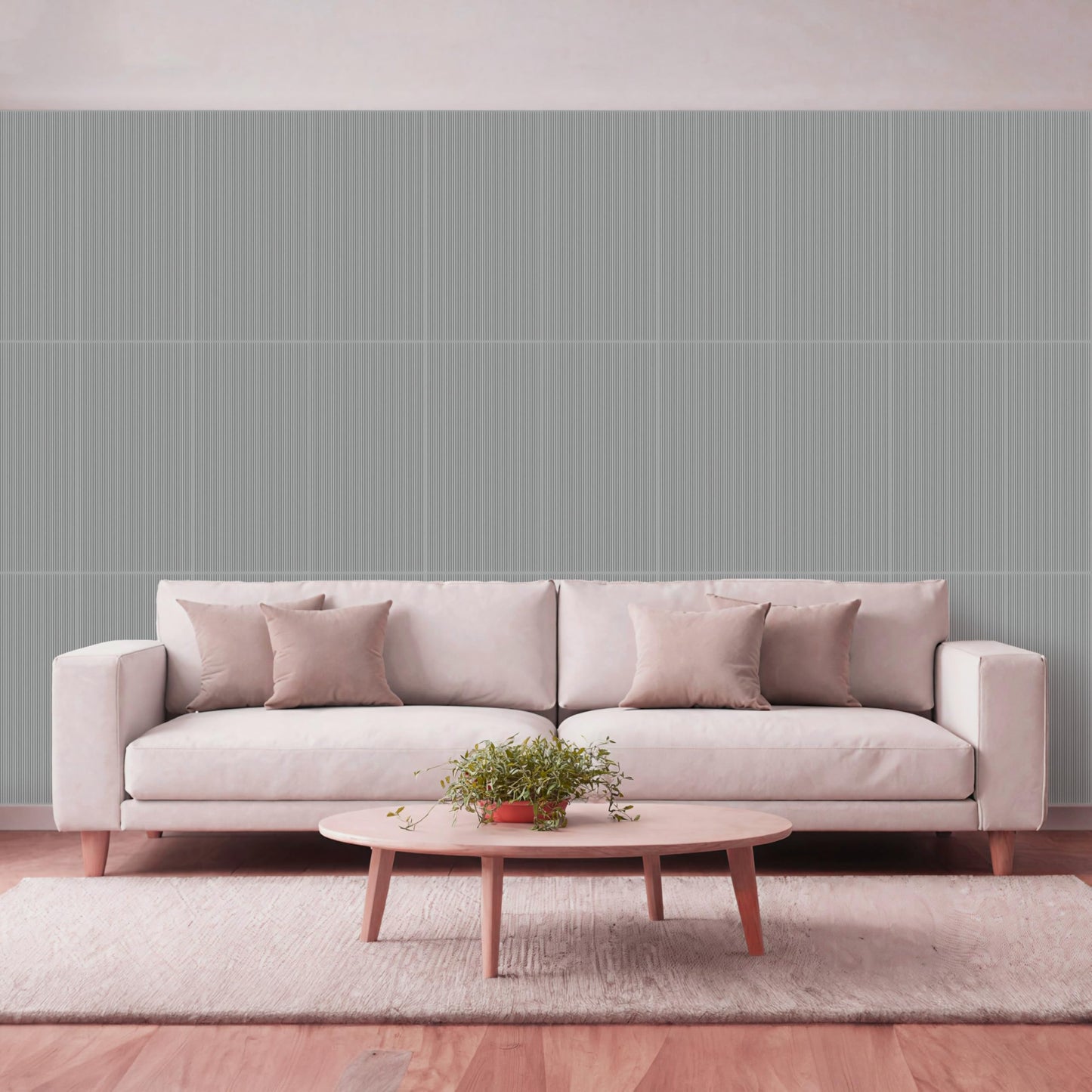 Dundee Deco 3D Peel and Stick Wall Panels - Soft-Touch Matte Finish, 1.6 ft X 3.4 ft, Thick Self-Adhesive Panels for Home & Commercial Interiors - Alpaca Grey - Set of 10, Covers 55 sq ft
