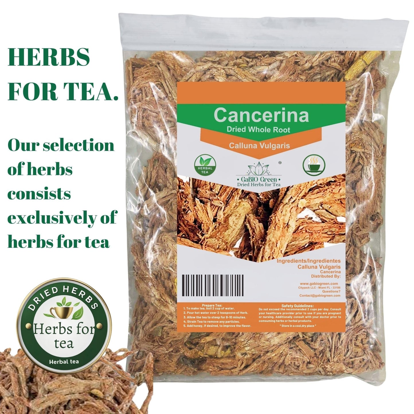 Cancerina Hierba Mexicana 8 oz -100% natural Cancerina Tea Herbs 8 oz, Calluna Vulgaris, Cancerina Herbs, Hierva mexicana, Anahuac Cancerian, Resealable Bag. Packing in USA (8 oz)