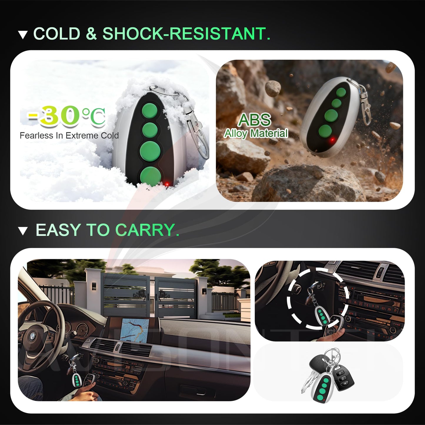 3 for M12 Topens Swing Sliding Gate Opener Remote【3 Year Warranty】