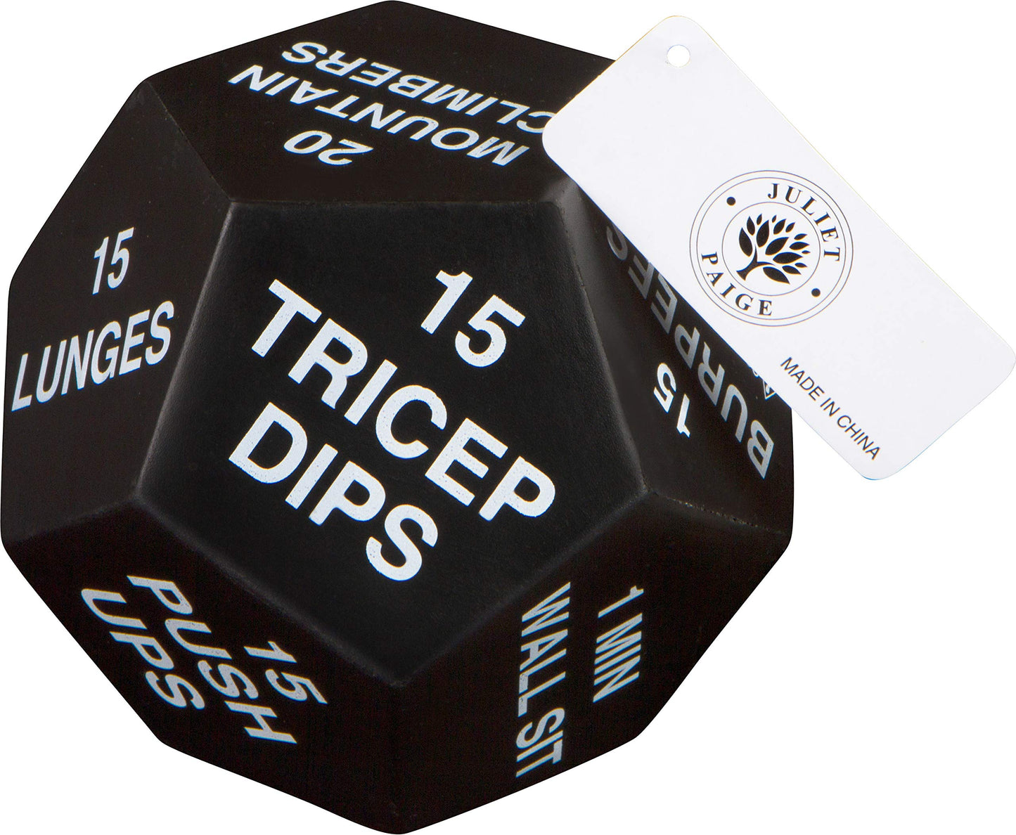 Exercise Dice - Fitness Workout Gear for Home Gym Equipment and Accessories, Personal Trainer Work Out Supplies for Adults
