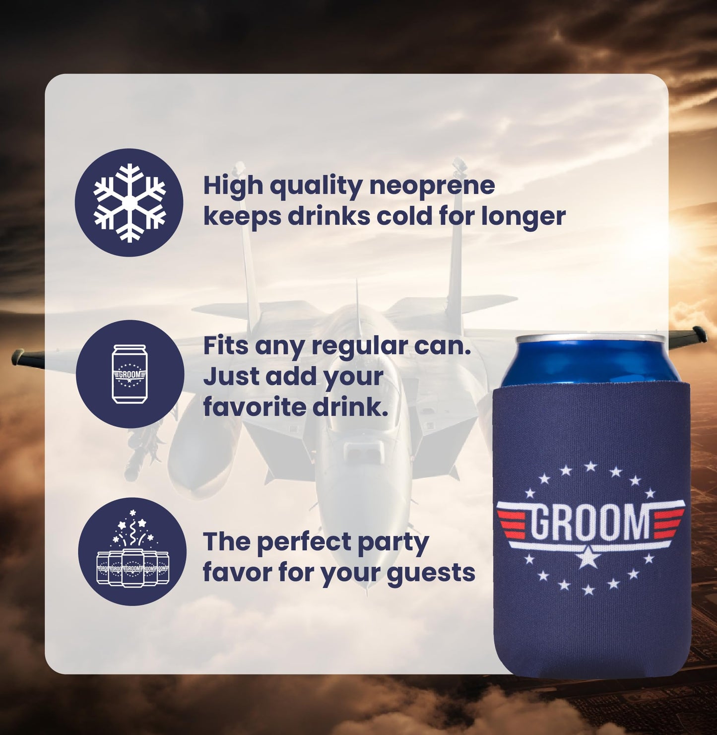 Bachelor Party Favors Can Coolers (12 pack) Groomsman Gift for Wedding I Team Groom Gifts | Wedding Party Favors