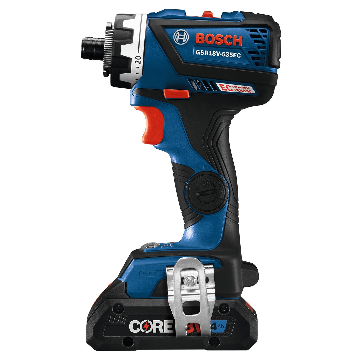 BOSCH GXL18V-270B22 18V Brushless 2 Tool Combo Kit with 5-in-1 Flexiclick Cordless Drill Driver and StarlockPlus Oscillating Multi Tool (Tool Set Includes: CORE18V Battery, Charger & Attachments)