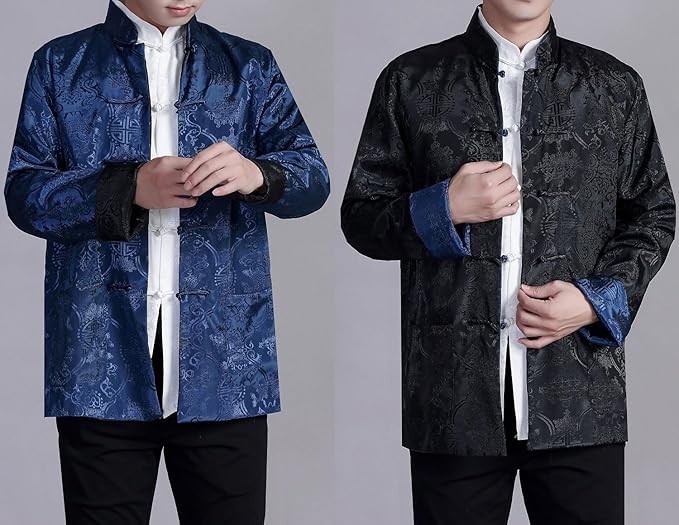 Kung Fu Tops Uniform Tang Men Chinese Traditional Clothing Hanfu Martial Arts