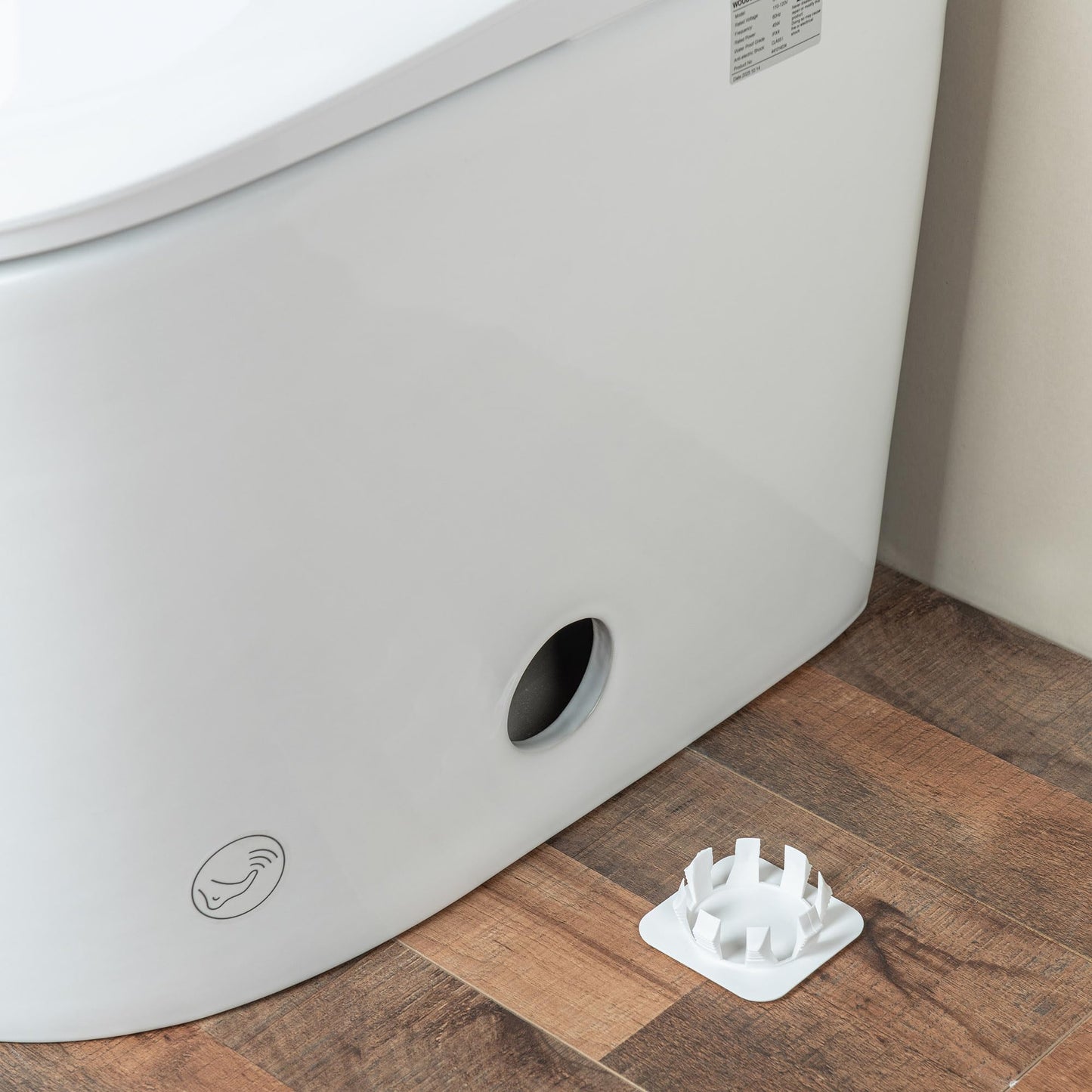 WOODBRIDGE GT100 Smart Toilet,Auto Open/Close Lid, Foot Sensor,Auto Flush, Heated Seat & Fragrance System, ADA Height, Easy Installation, without Bidet