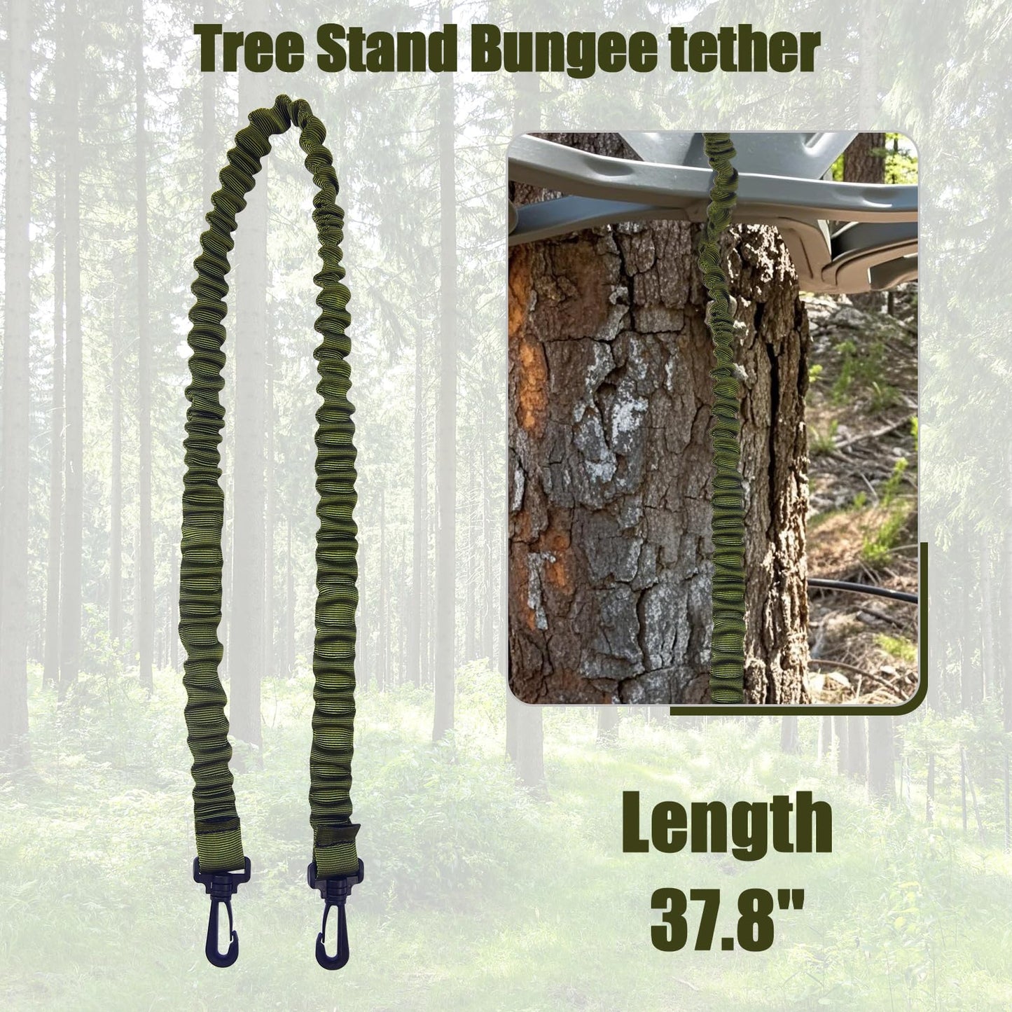 freecat Universal Shoulder & Tether Straps for Summit Treestands-Durable Replacement Cables for Climbing Stands,Adjustable Backpack Straps,Essential Tree Stand Accessories