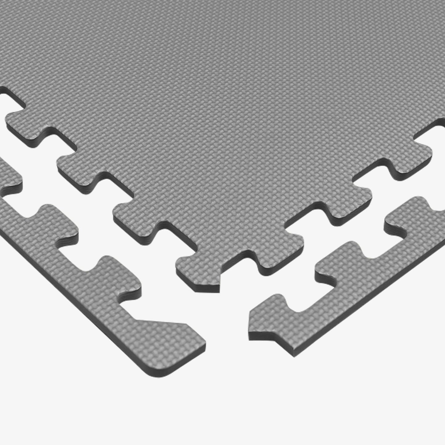 We Sell Mats 1/2 Inch Thickness Multipurpose EVA Foam Floor Tiles, Interlocking Floor Mat for Indoor Gym and Home Use, 24 in x 24 in, Light Gray, 24 Square Feet (6 Tiles)