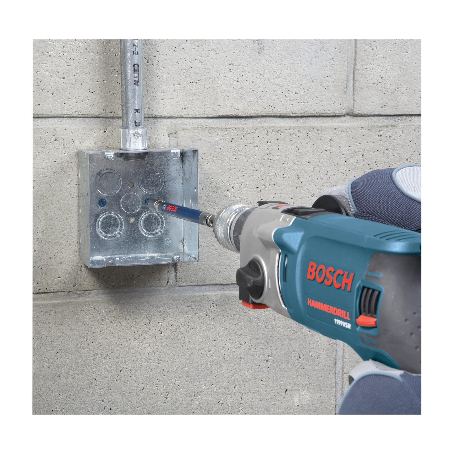 Bosch T3918SC 3-3/16 in. Carbide SDS-Plus Speedcore Thin-Wall Core Bit for Removal of Masonry, Brick and Block
