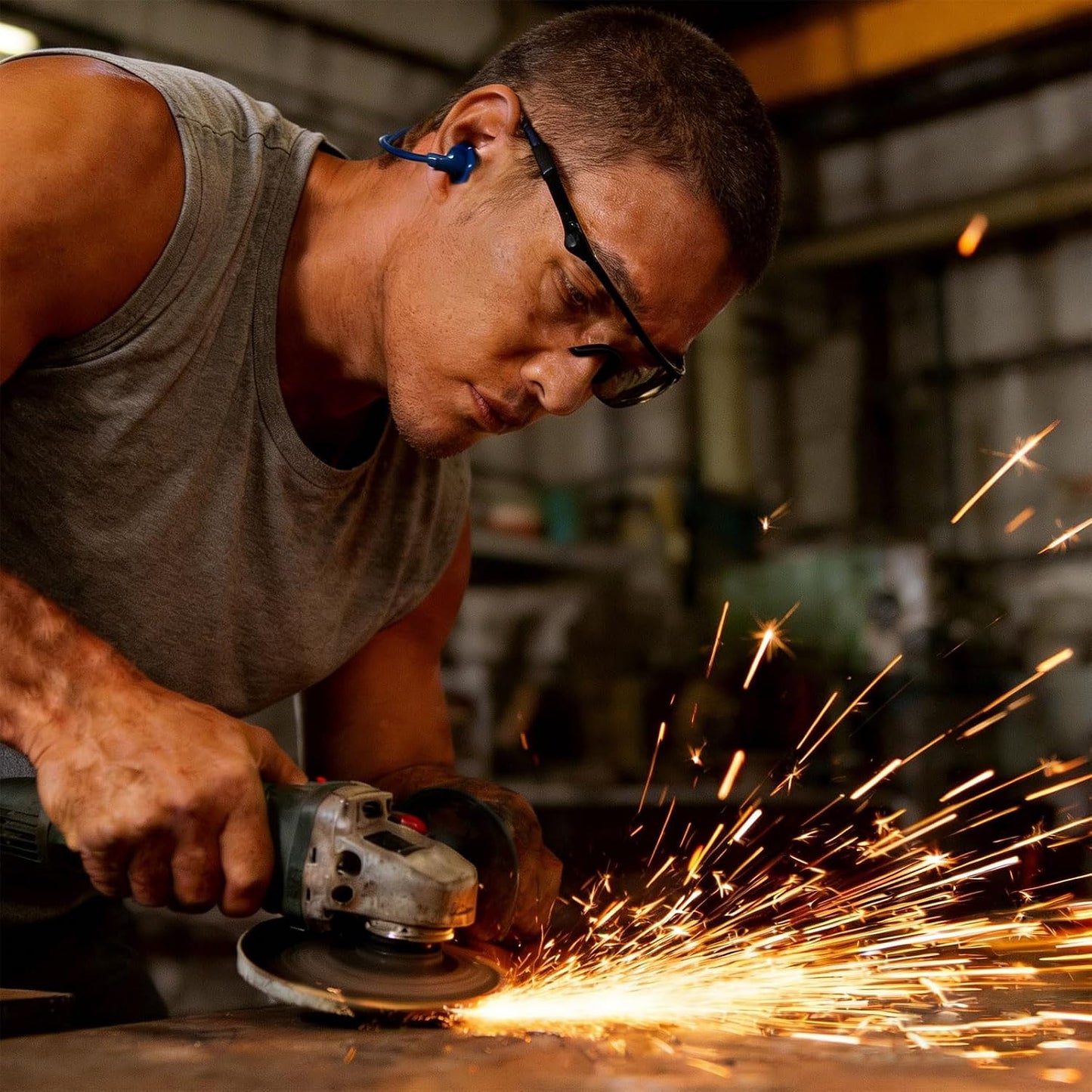 Wjymuwa Bluetooth Earplugs Earphone - Hearing Protection and Noise Suppression in Construction Sites & Noisy