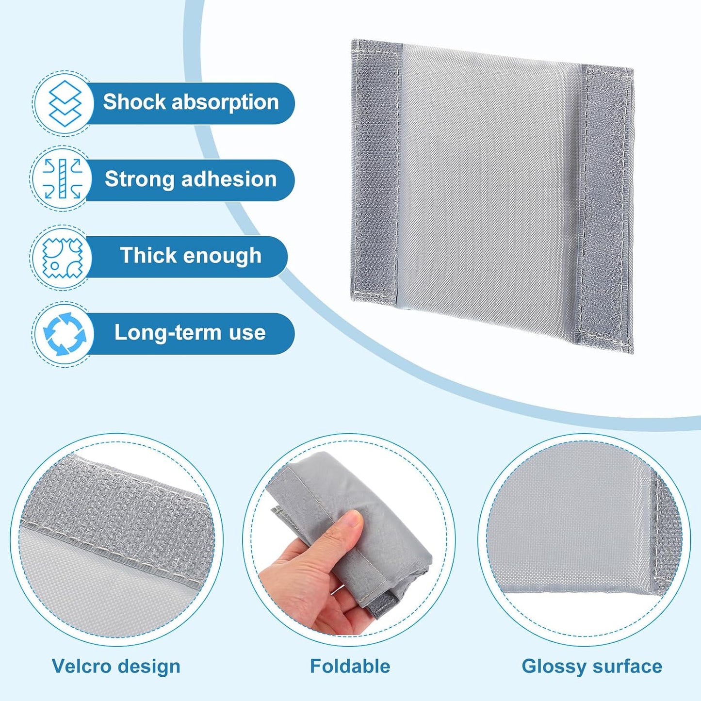 3Pcs 4.72"x3.54"x0.31" PATIKIL Camera Bag Divider, Shockproof Camera Bag Inserts Separator Pad Protective Lens