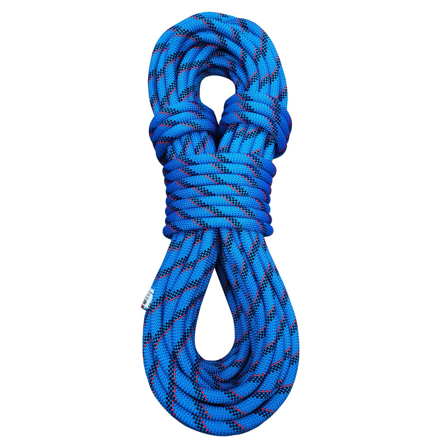BlazeBeam Static Climbing Rope 10.5mm UIAA Static Line Rappelling Rope 15M (50ft) Nylon Kern Mantle Rope for Escape Rope Rock Climbing, Mountain Tree Climbing, Hauling, Rescue